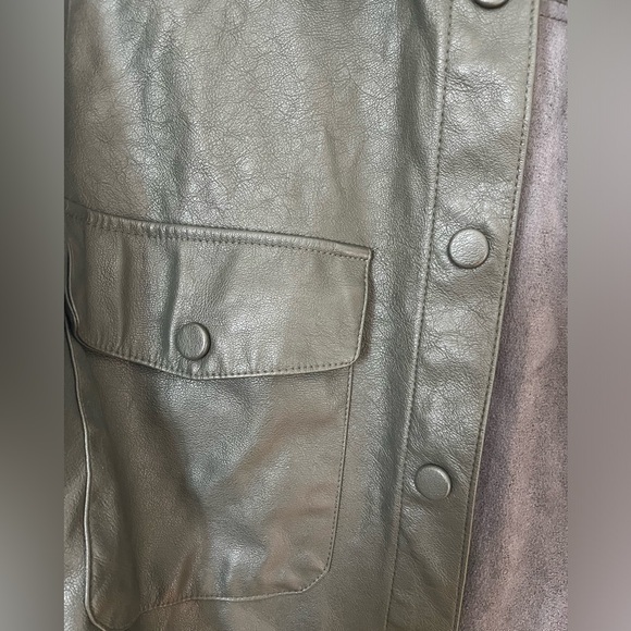 Dynamite faux leather shacket - Picture 5 of 5